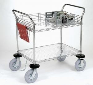 Nexel Three Shelf Computer/Instrument Cart